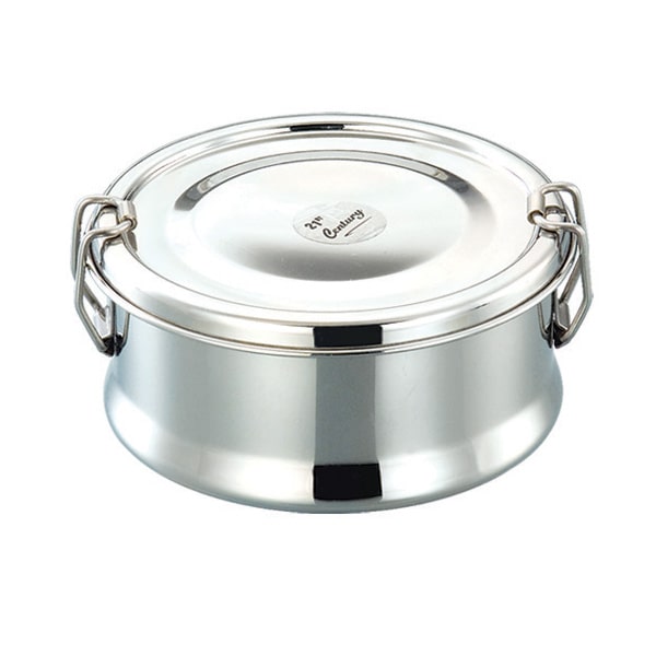 Stainless steel round lunch box