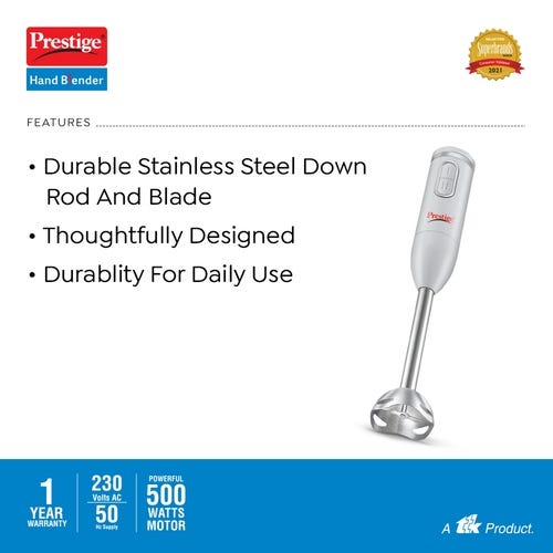 Prestige 300 W Hand Blender (Silver)