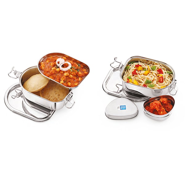 Stainless steel Matrix Leak Proof Lunch Box