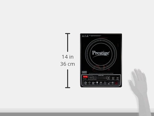Prestige PIC 16.0 plus 2000 Watts Induction Cooktop|Indian Menu Option|Automatic power & temperature adjustment|Protection against insects|1 year warranty|Black