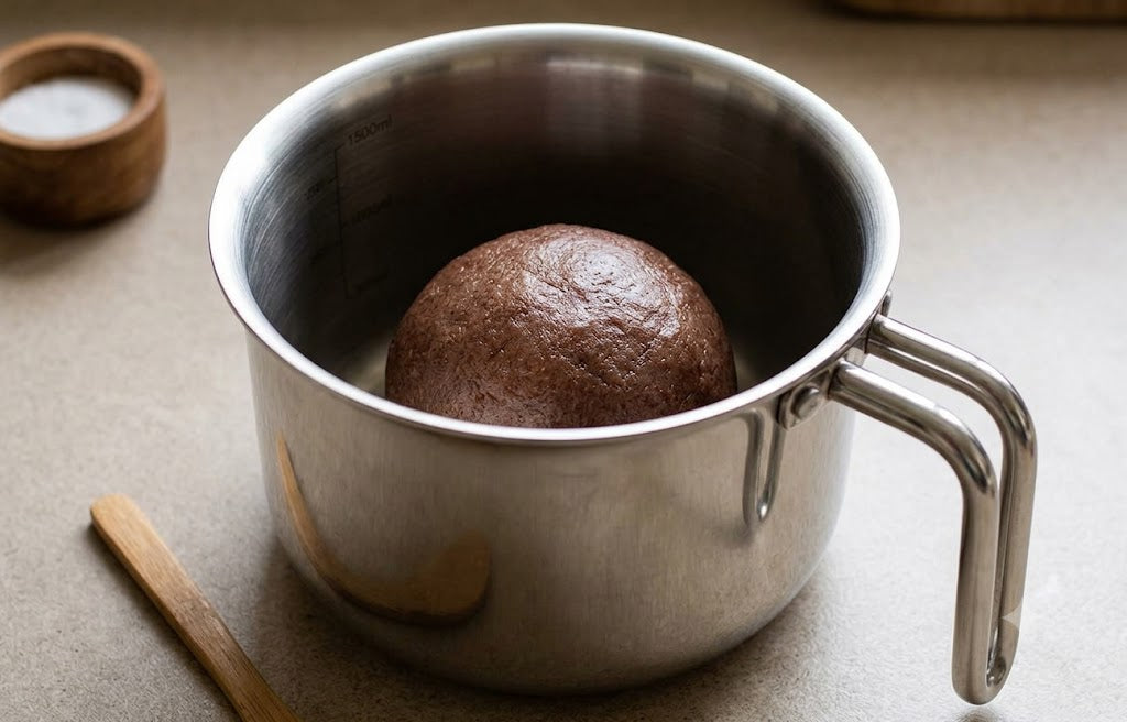Lime Triply Stainless Steel Ragi Mudde Maker & Milk Warmer