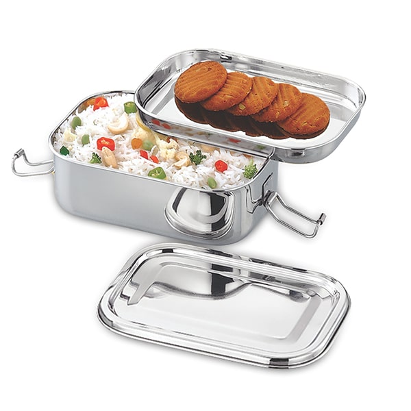 Stainless Steel Rectangular Lunch Box