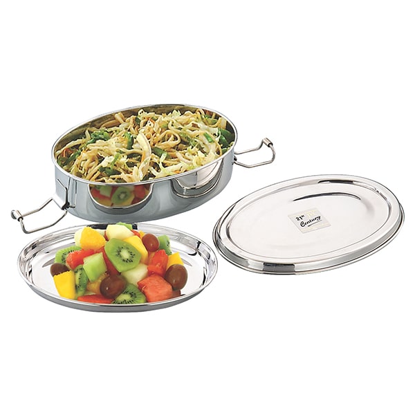 Stainless Steel Oval Lunch Box
