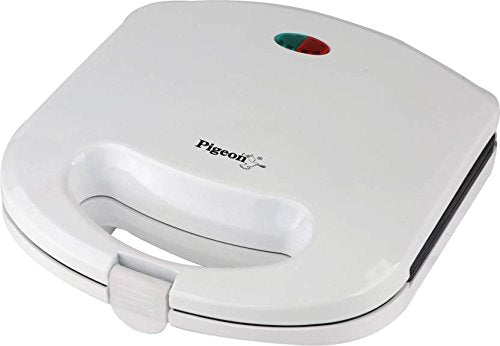 Pigeon Bread Sandwich Maker with Aluminium Nonstick Coated Fixed Plates (Toaster))
