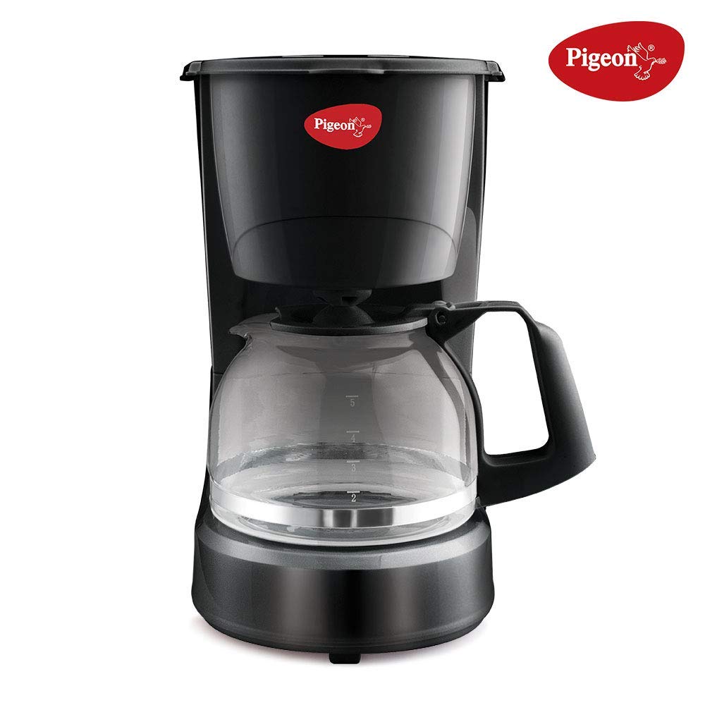 Pigeon Brewster Coffee Maker, 600 Watt, 4 Cups Drip Coffee maker (Black)