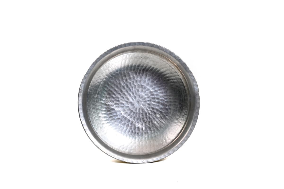 LIME Brass/Pital Handi for Cooking Lagan for Cooking Kalai Plating Inside – Handcrafted Brass Handi Without Lid