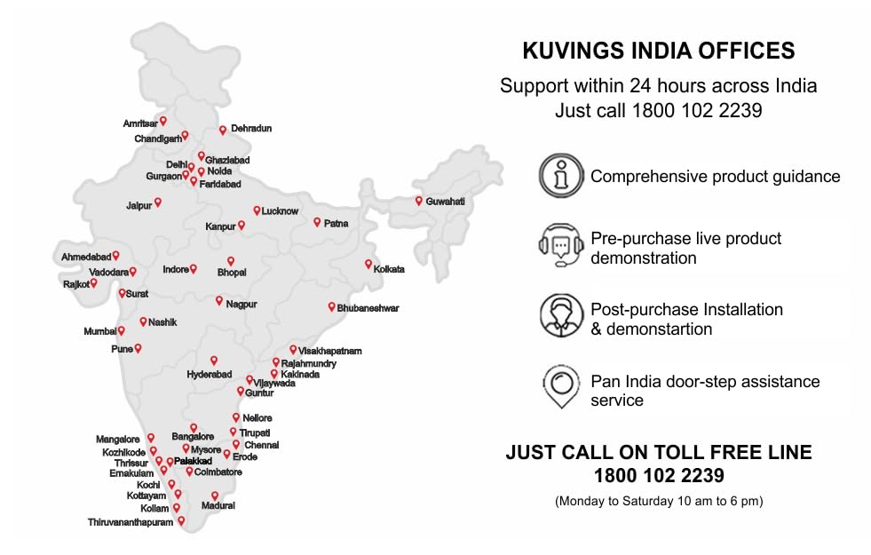 Kuvings B1700 Cold Press Juicer for Home, All-in-1 Juicer for Fruits, Vegetables & Nut Milk, Patented JMCS Technology for 10% More Juice, Easy to Clean & Assemble, 12 Yrs Warranty (Motor)