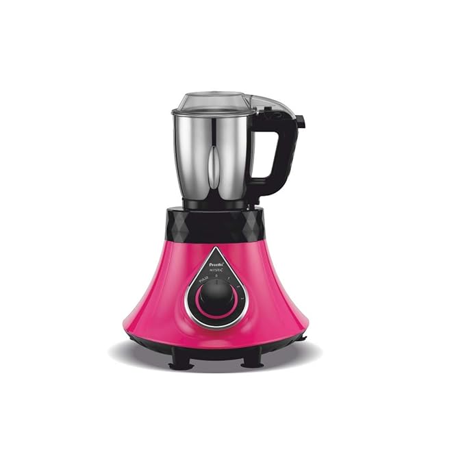 Preethi Mystic Mixer Grinder 750 Watt with 3 Jars (Pink)