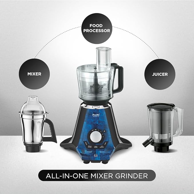 Preethi Zodiac 2.0 Mixer Grinder 1000 Watt with 4 Jars