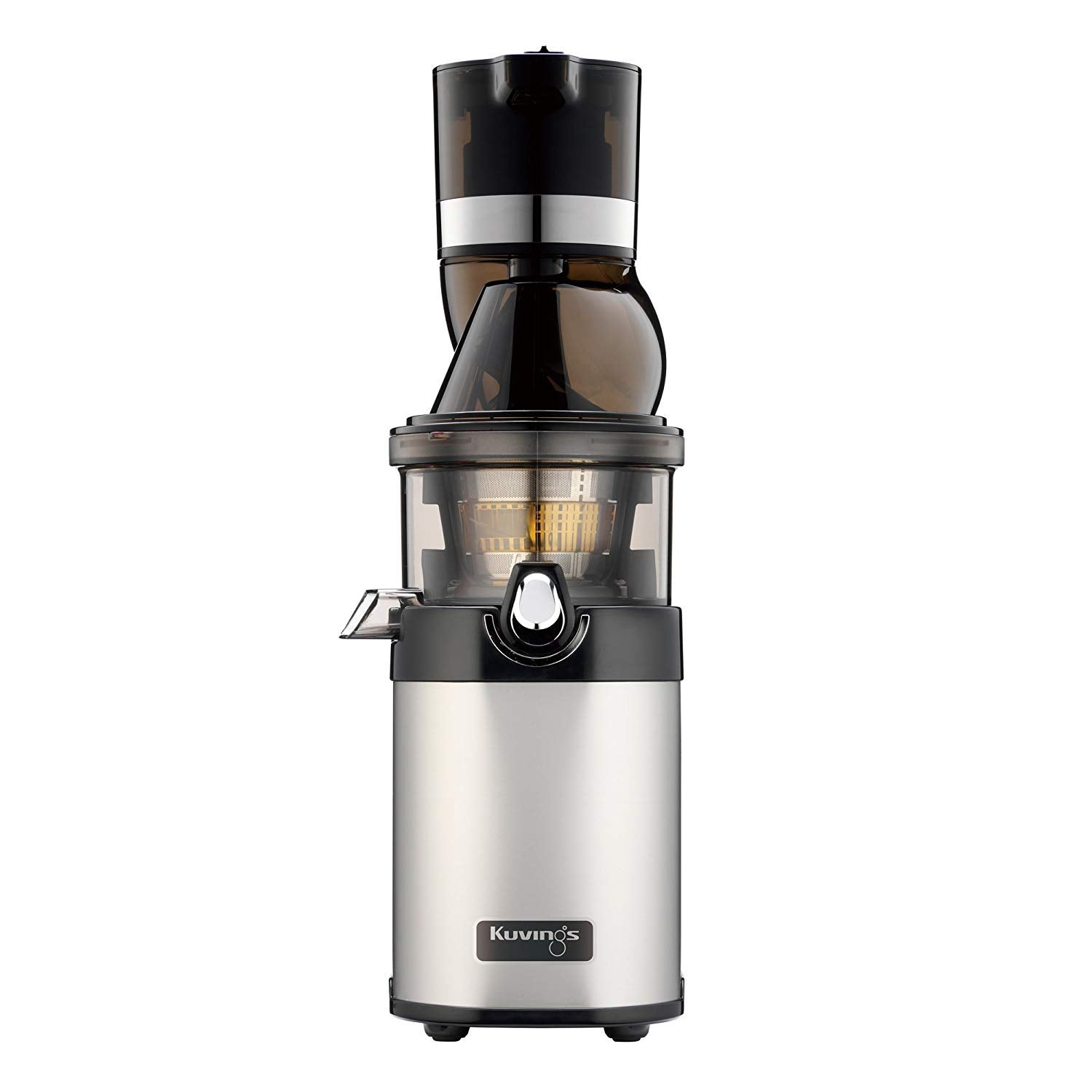 Kuvings CS600 Commercial Cold Press Whole Slow Juicer Chef, All-in-1 Fruit & Vegetable Juicer, World's Only Juicer with Patented Rubber & Silicon-Free Technology, Service Across India, 240W (KCS6000)