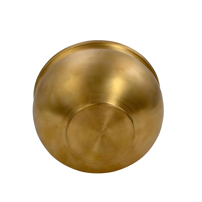 LIME Bronze/Kansa Pongal Handi Pot/Gundu/Cooking Pot