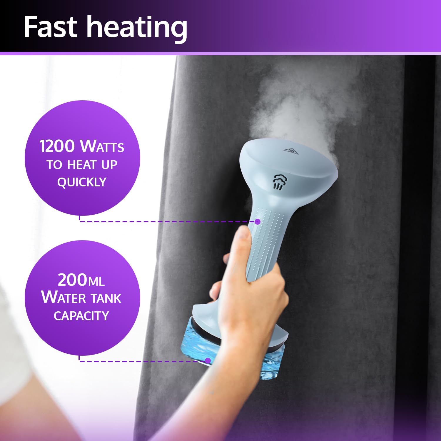 Pigeon Handheld Garment Steamer 1200 Watt