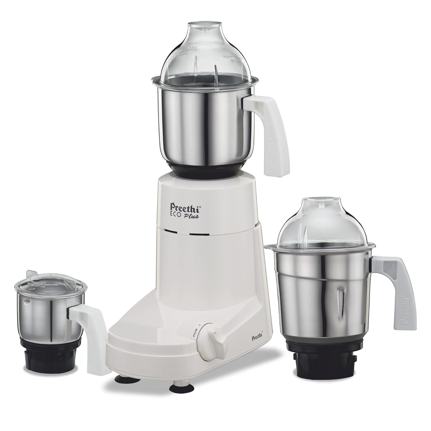 Preethi Eco Plus Mixer Grinder 110V with 3 Jars (Only for US & Canada)