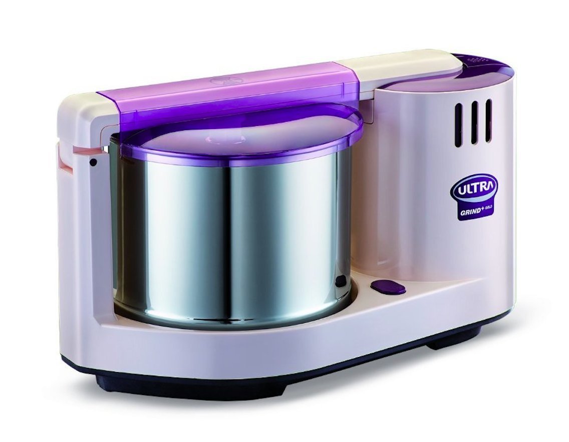 Ultra Grind+ Gold 2 Liter Table Top Wet Grinder with Atta Kneader, 110 Volt FOR USA AND CANADA ONLY