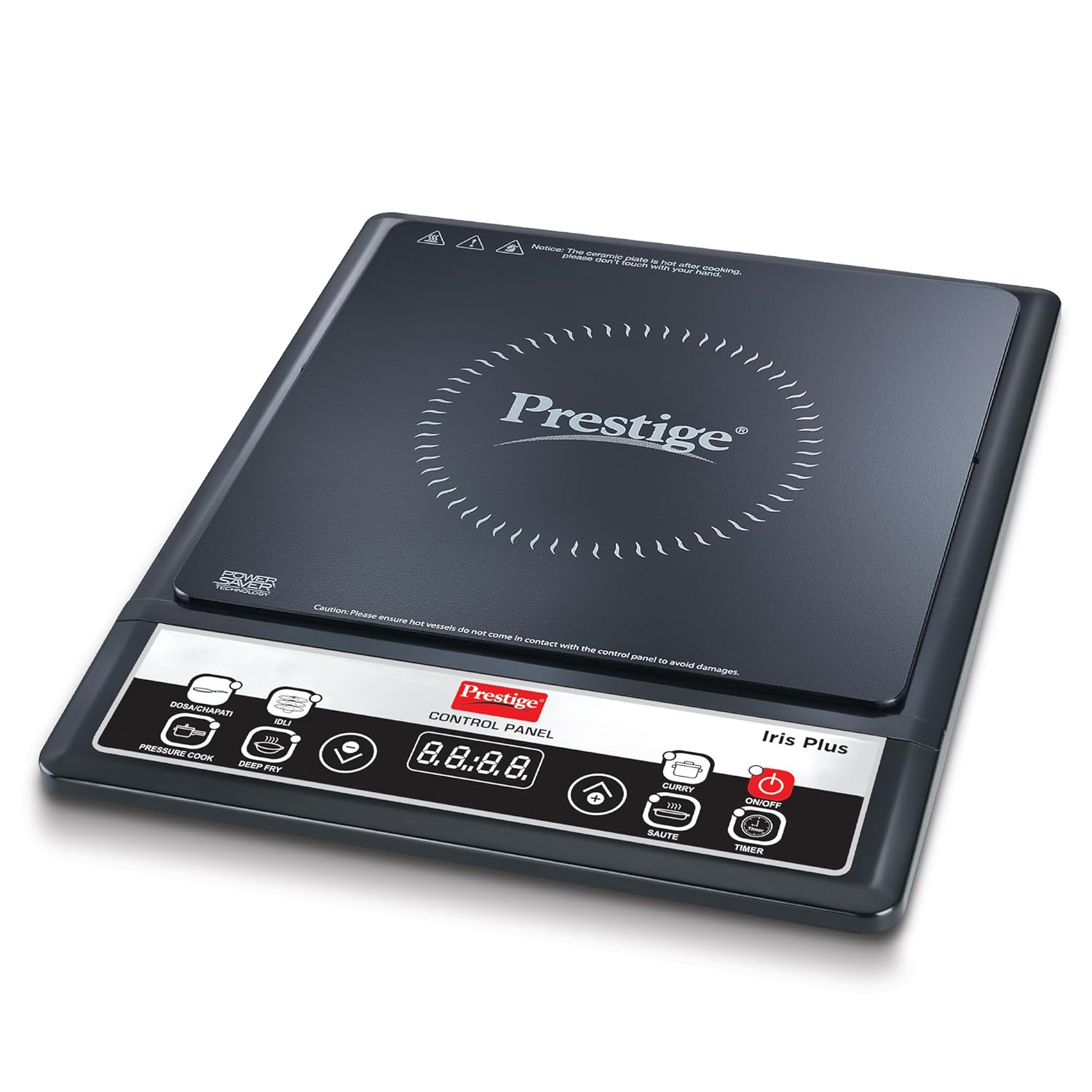 Prestige PIC 3.1 V3 2000 Watts Induction Cooktop | Black |Automatic Whistle Counter | Touch Panel | Indian Menu Options | Voltage Regulator | Automatic Keep Warm Function