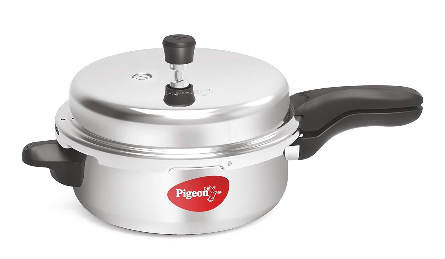 Pigeon Deluxe Aluminium Outer Lid Pressure Cooker, Silver