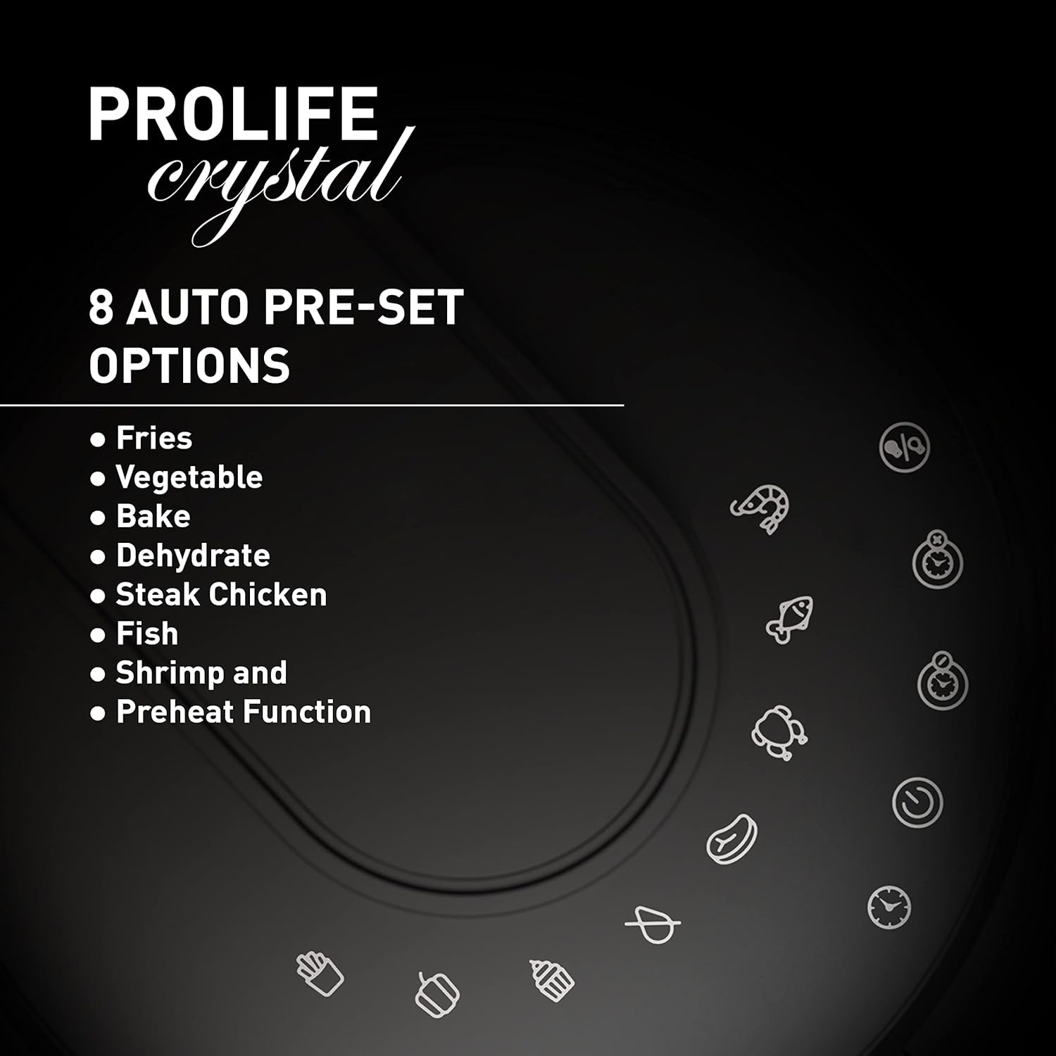 Havells Air Fryer Prolife Crystal | 1500W | 5L