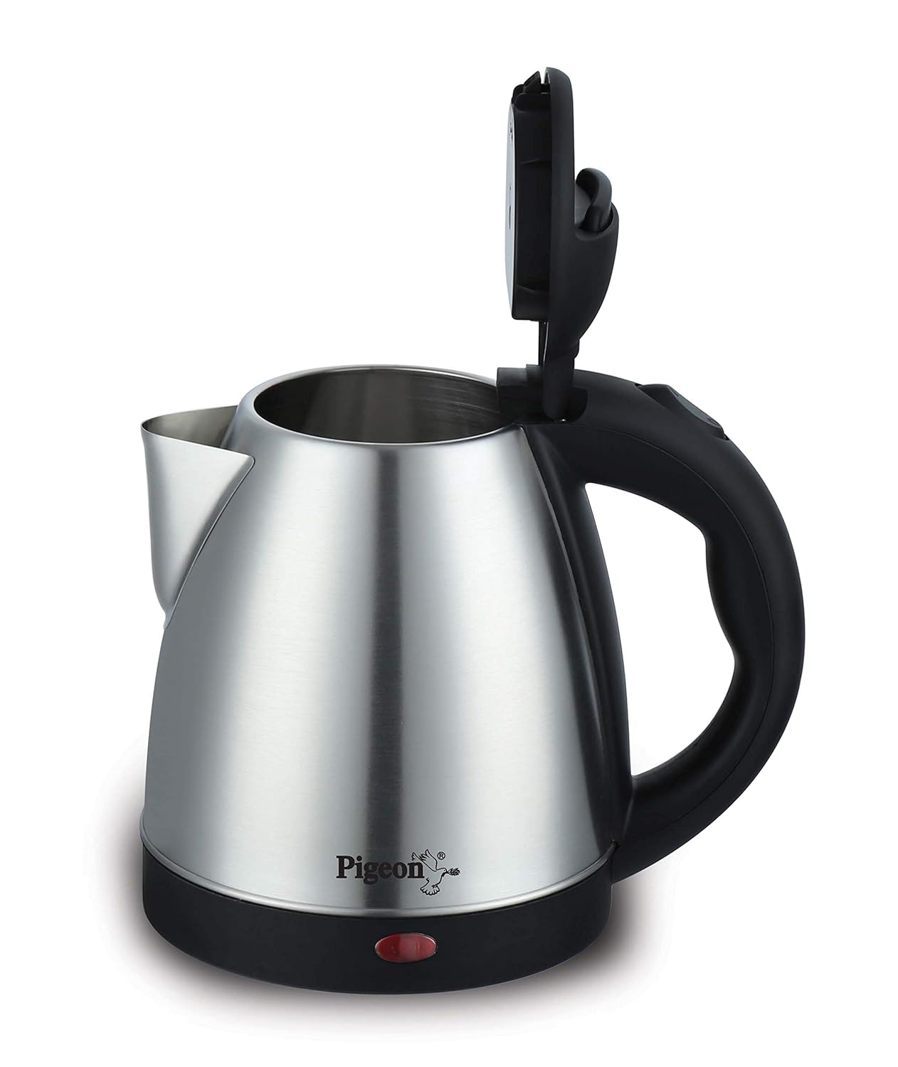 Pigeon 1.5 Litre Stainless Steel Hot Electric Kettle (Silver, 12466)