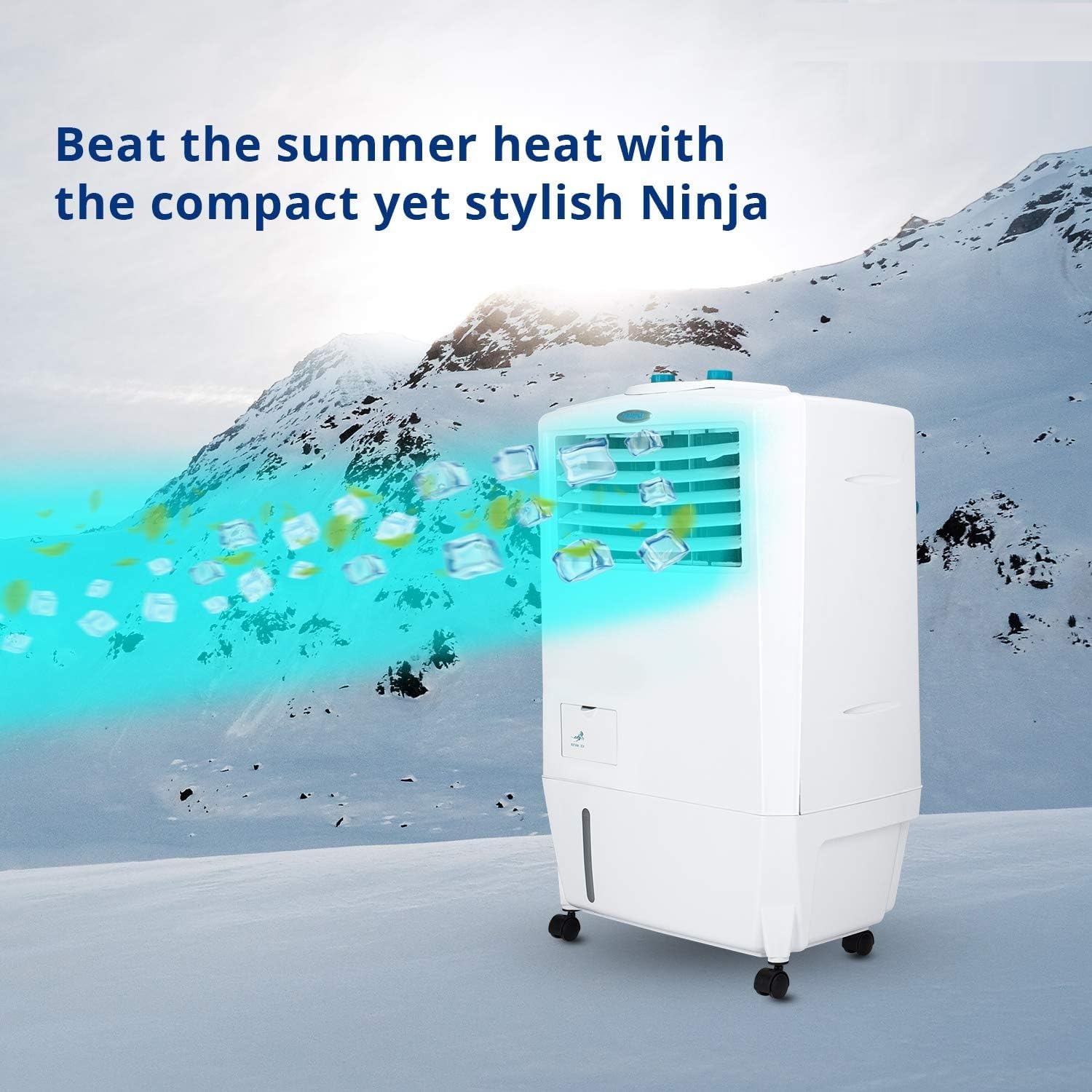Mastercool symphony 30L Personal Air Cooler With Powerful Blower And Honeycomb Pads (White)
