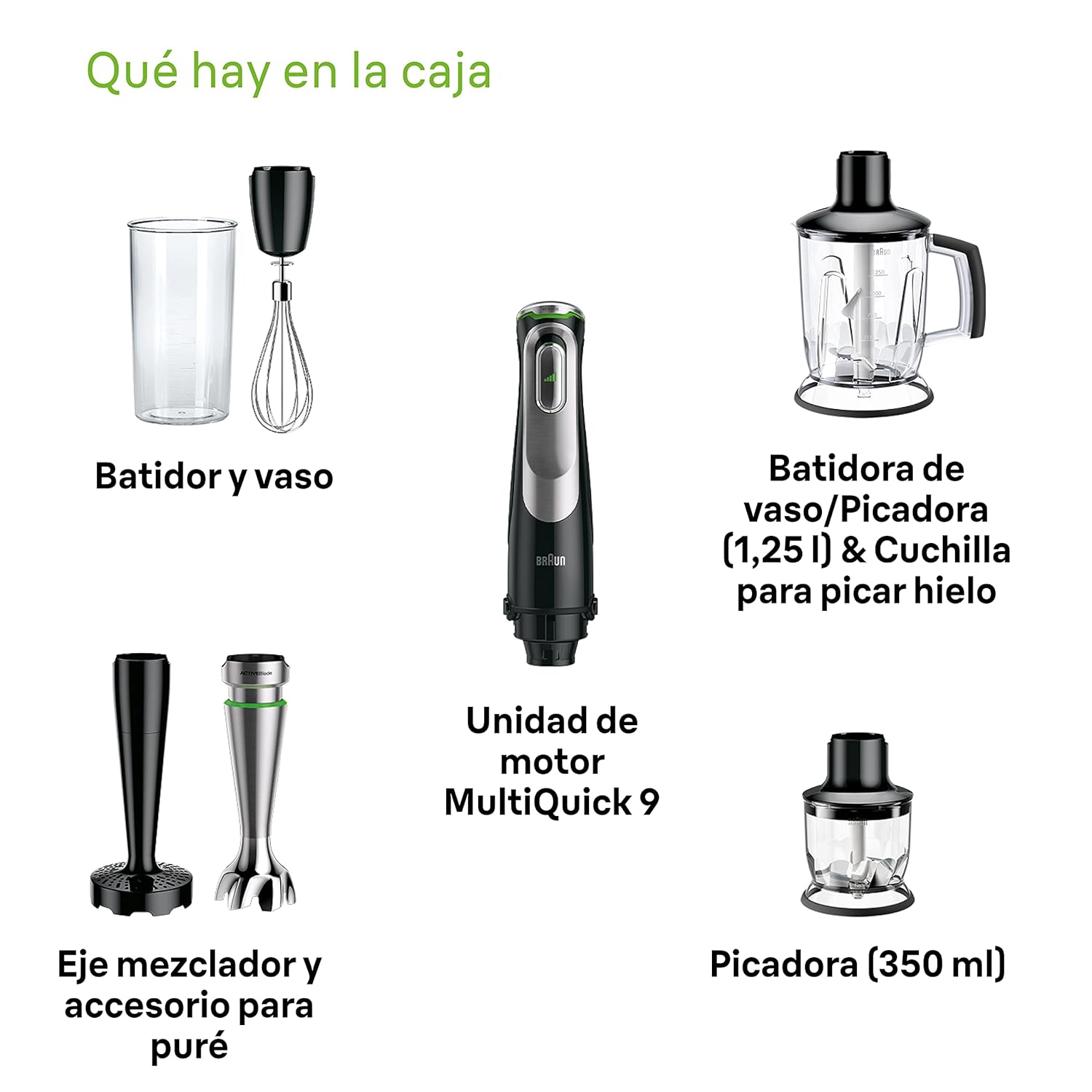 Braun MultiQuick 9 Hand Blender 1200W with Beaker, 1.25L Blender, Chopper, Puree Masher, Whisk, ActiveBlade, Active PowerDrive, iMode SmartSpeed, SplashControl for Masala Grinding, Smoothie MQ9147X