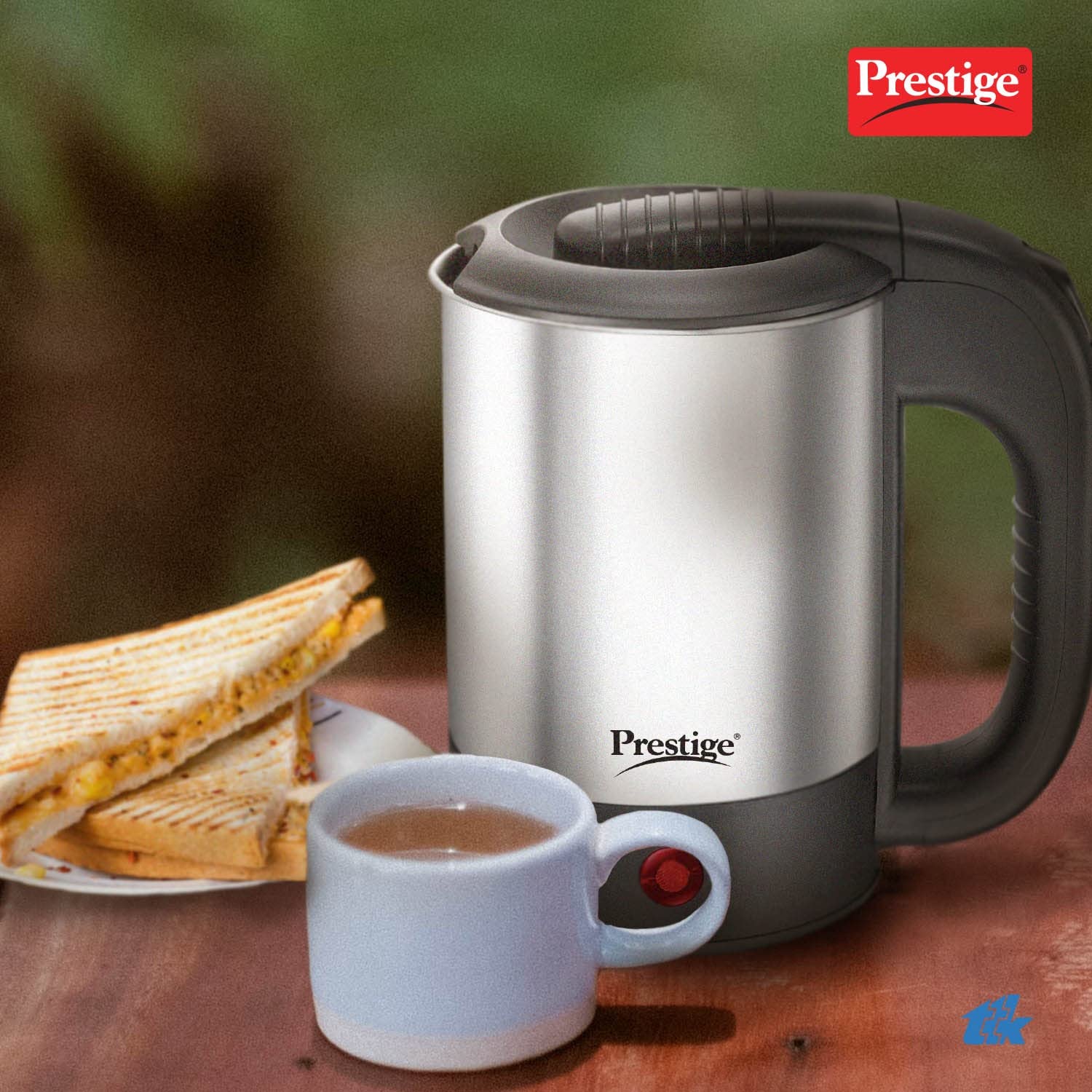 Prestige PKTS 0.5 Electric Kettle 500ml, Silver & Black