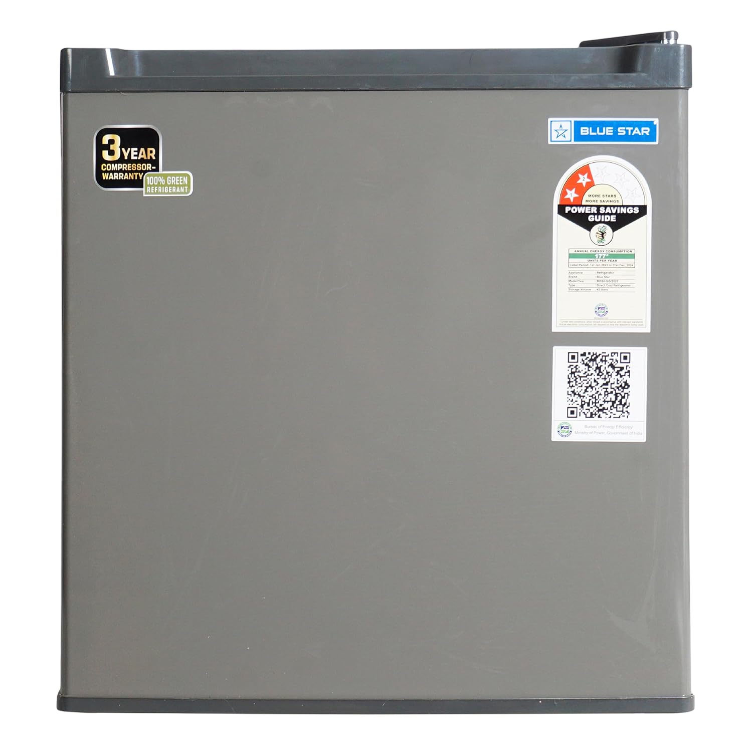 Blue Star Bluestar 45 Ltr, 2 Star, Mini Refrigerator with Freezer, Direct Cool,