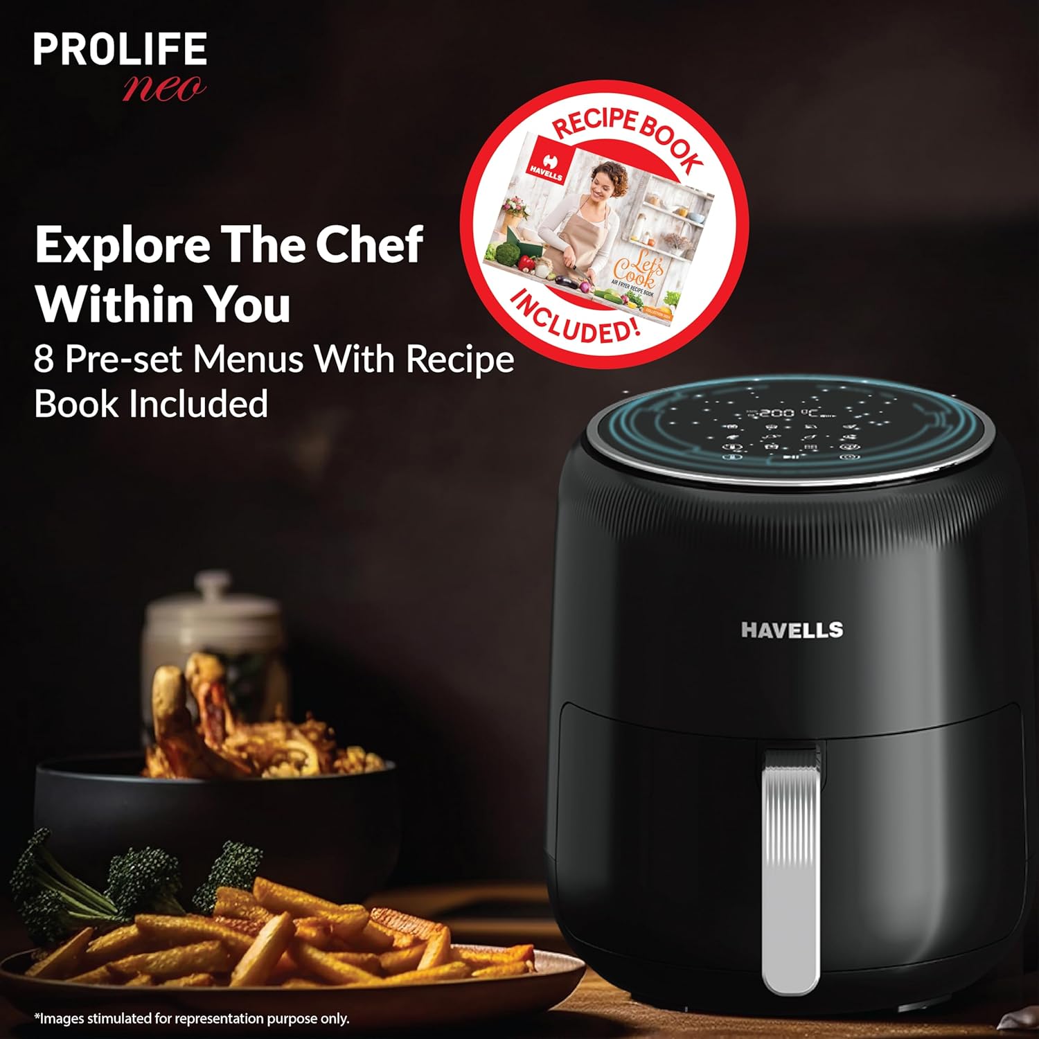 Havells Prolife Neo Air Fryer 4.5 LITERS