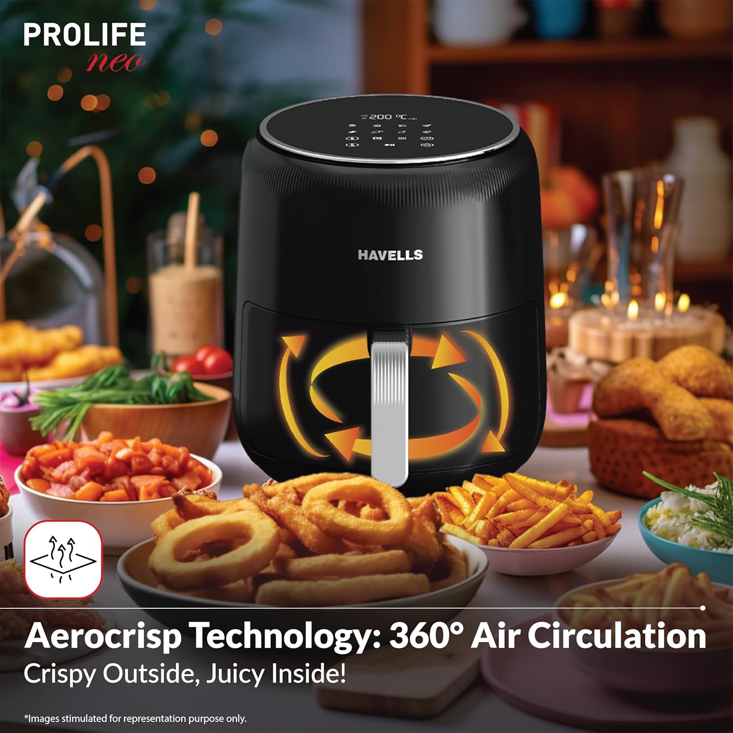 Havells Prolife Neo Air Fryer 4.5 LITERS