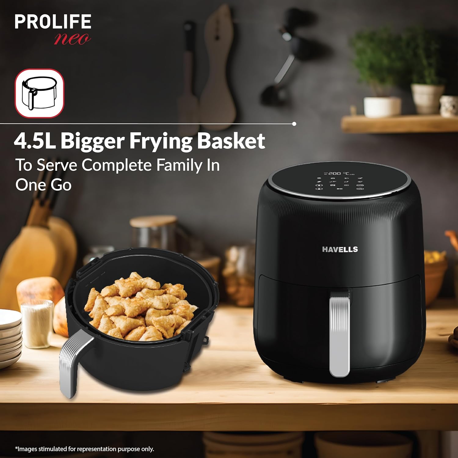 Havells Prolife Neo Air Fryer 4.5 LITERS