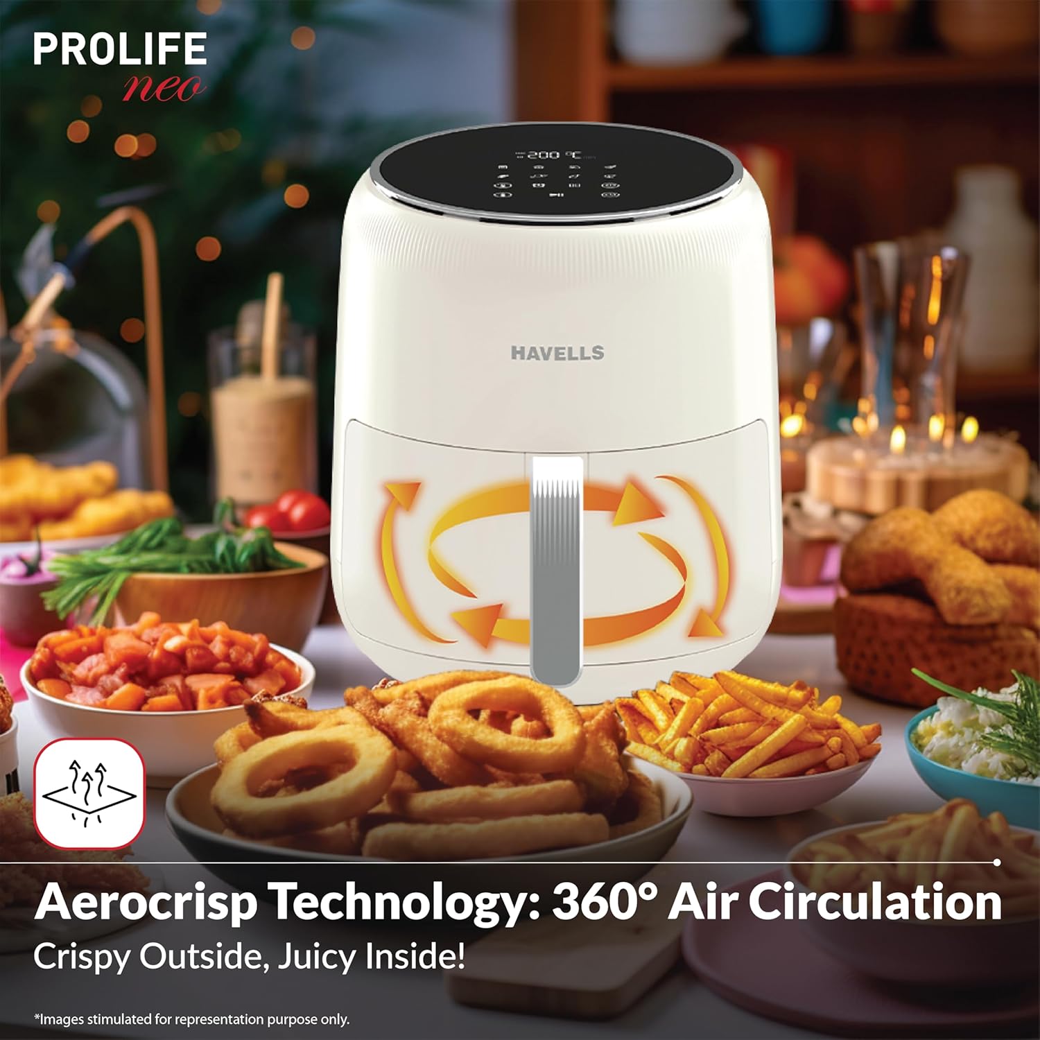 Havells Prolife Neo Air Fryer 4.5 LITERS