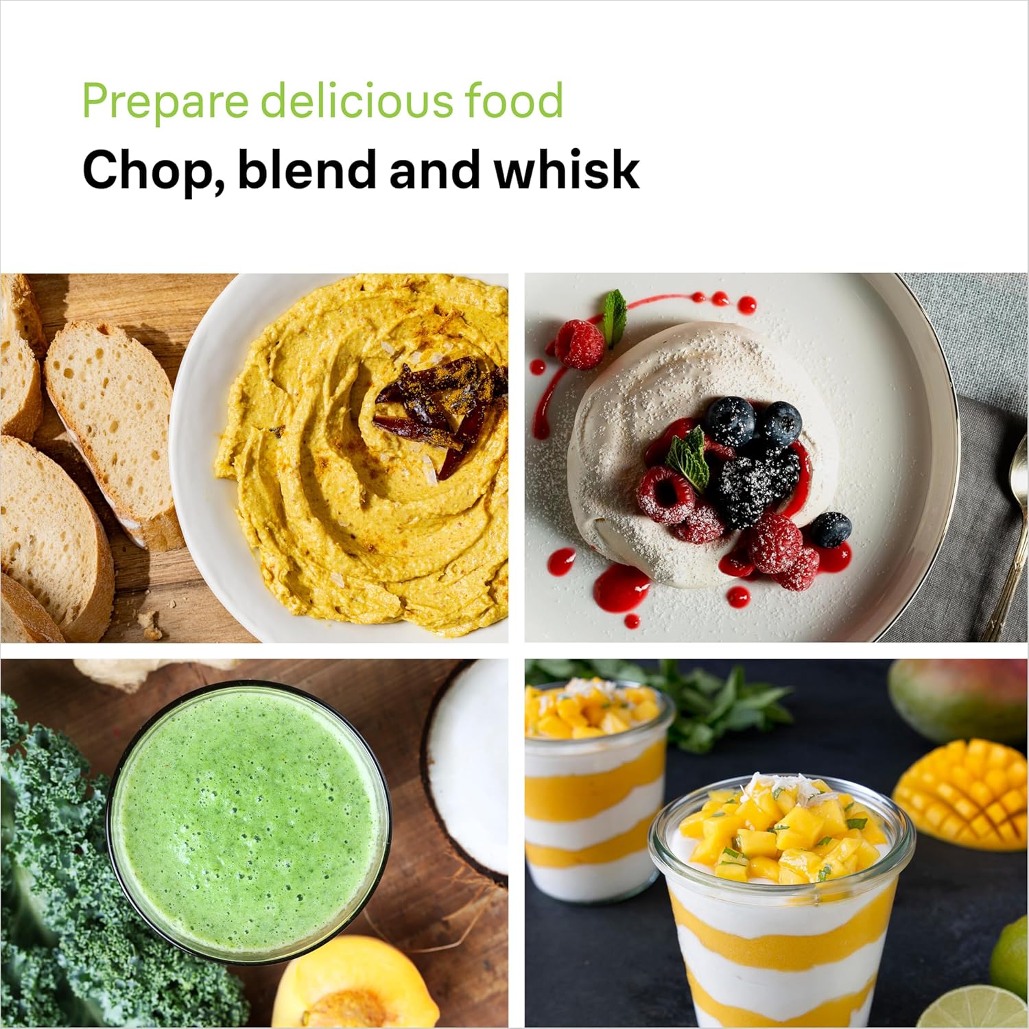 Braun MultiQuick 5 Pro Hand Blender 1000W with Beaker, 500ml Chopper, Whisk, PowerBell VPlus, 25 Speeds, SplashControl for Chopping, Masala Grinding, Chutney, Puree, Smoothie, Soup, Shake MQ55236M