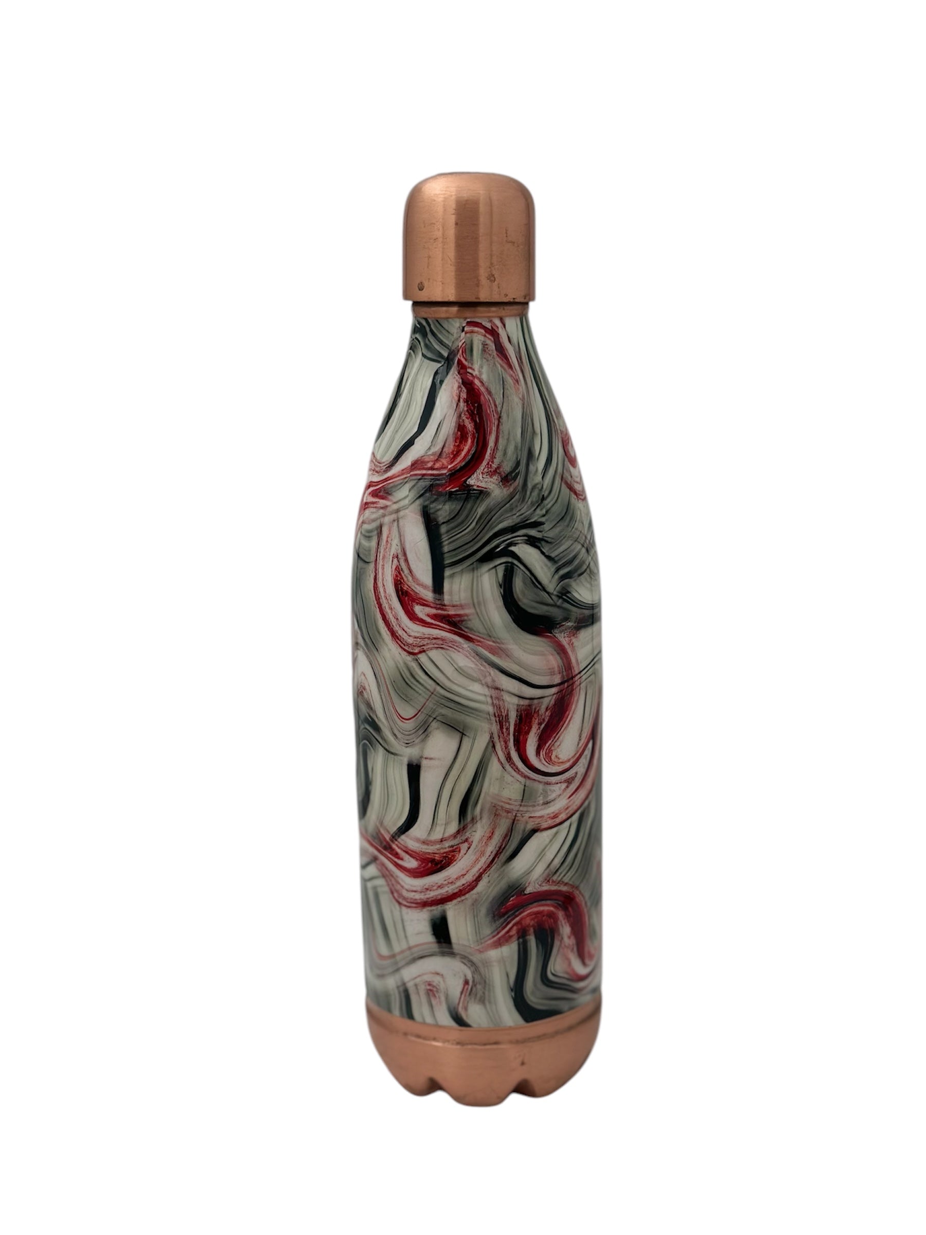 O2 1100ml Designer Joint-less Copper Water Bottle Certified