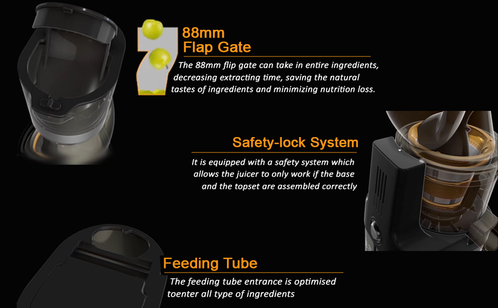 Kuvings CS600 Commercial Cold Press Whole Slow Juicer Chef, All-in-1 Fruit & Vegetable Juicer, World's Only Juicer with Patented Rubber & Silicon-Free Technology, Service Across India, 240W (KCS6000)