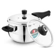 Trimax ORB Tri-Ply Stainless Steel Outer Lid Pressure Cooker With Glass Lid - Induction Bottom