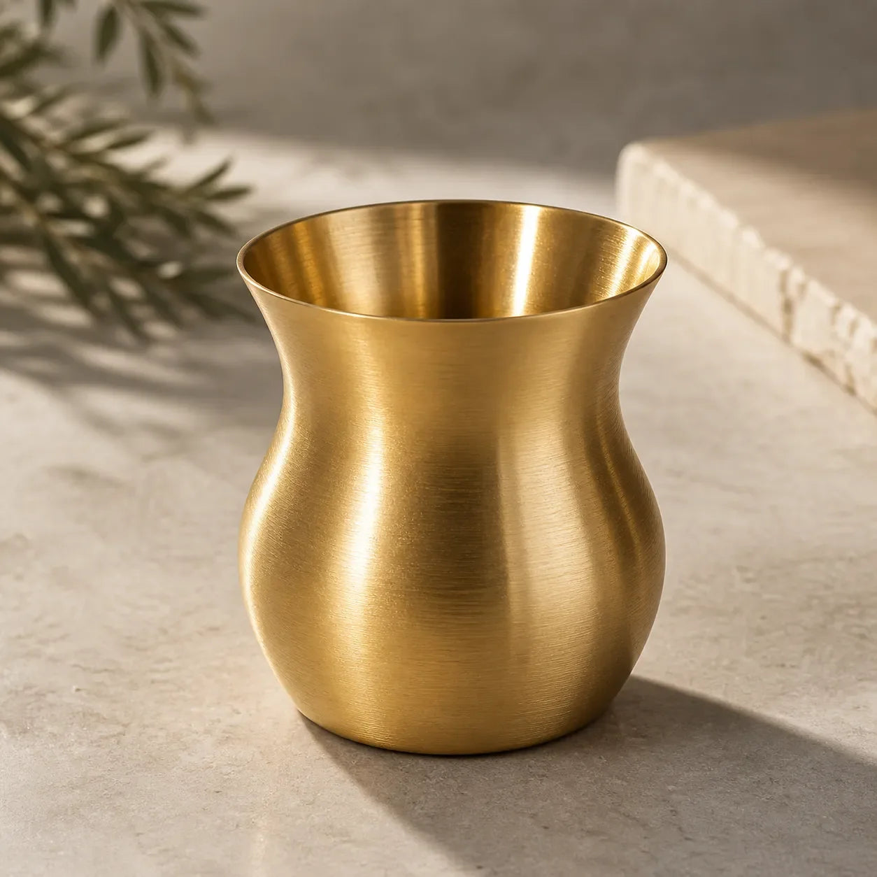 LIME (Kansa) Bronze Glass - Belly