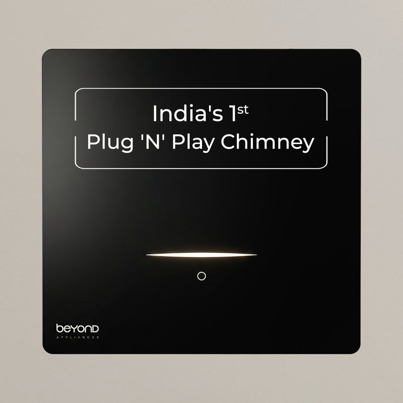 Beyond Appliances Cube Plug N Play Ductless Kitchen Chimney