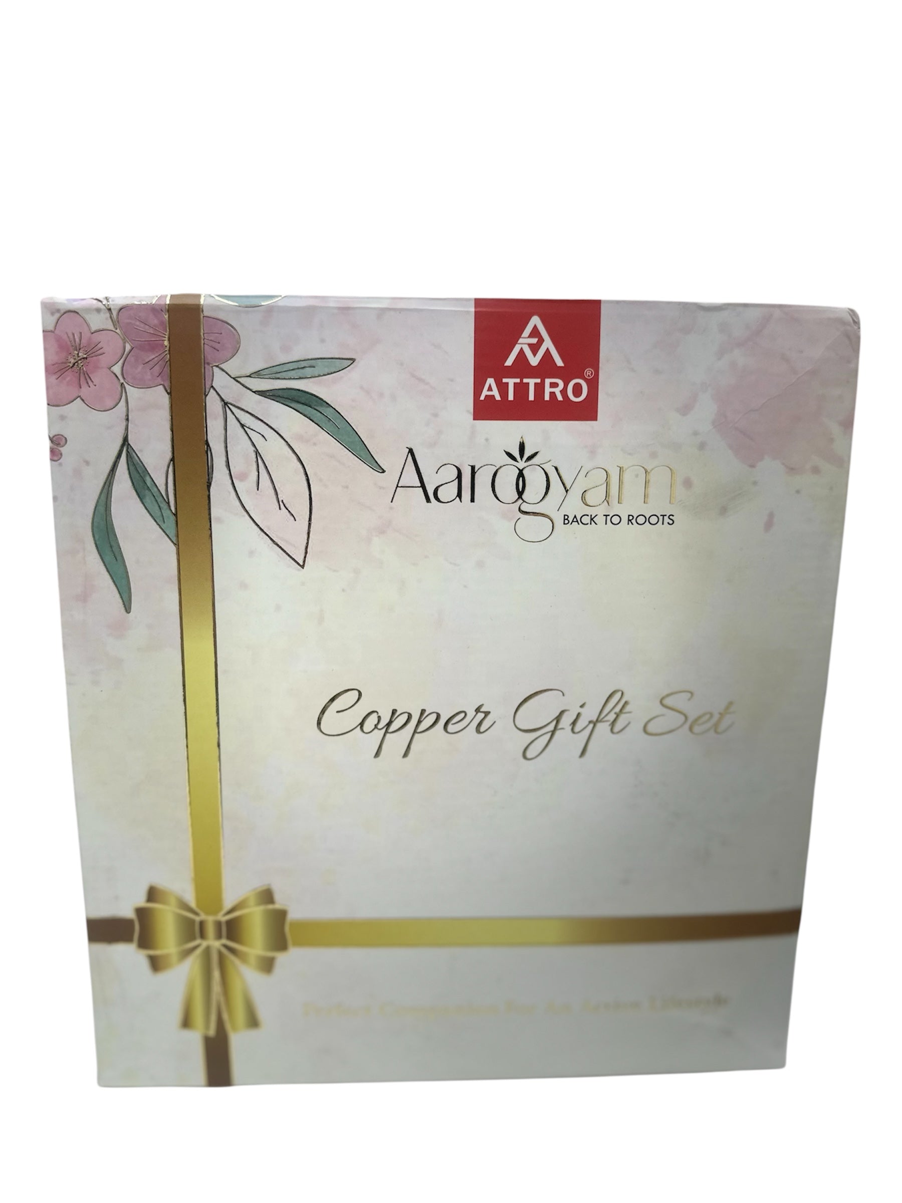 COPPER TRIO POT + GLASS GIFT SET
