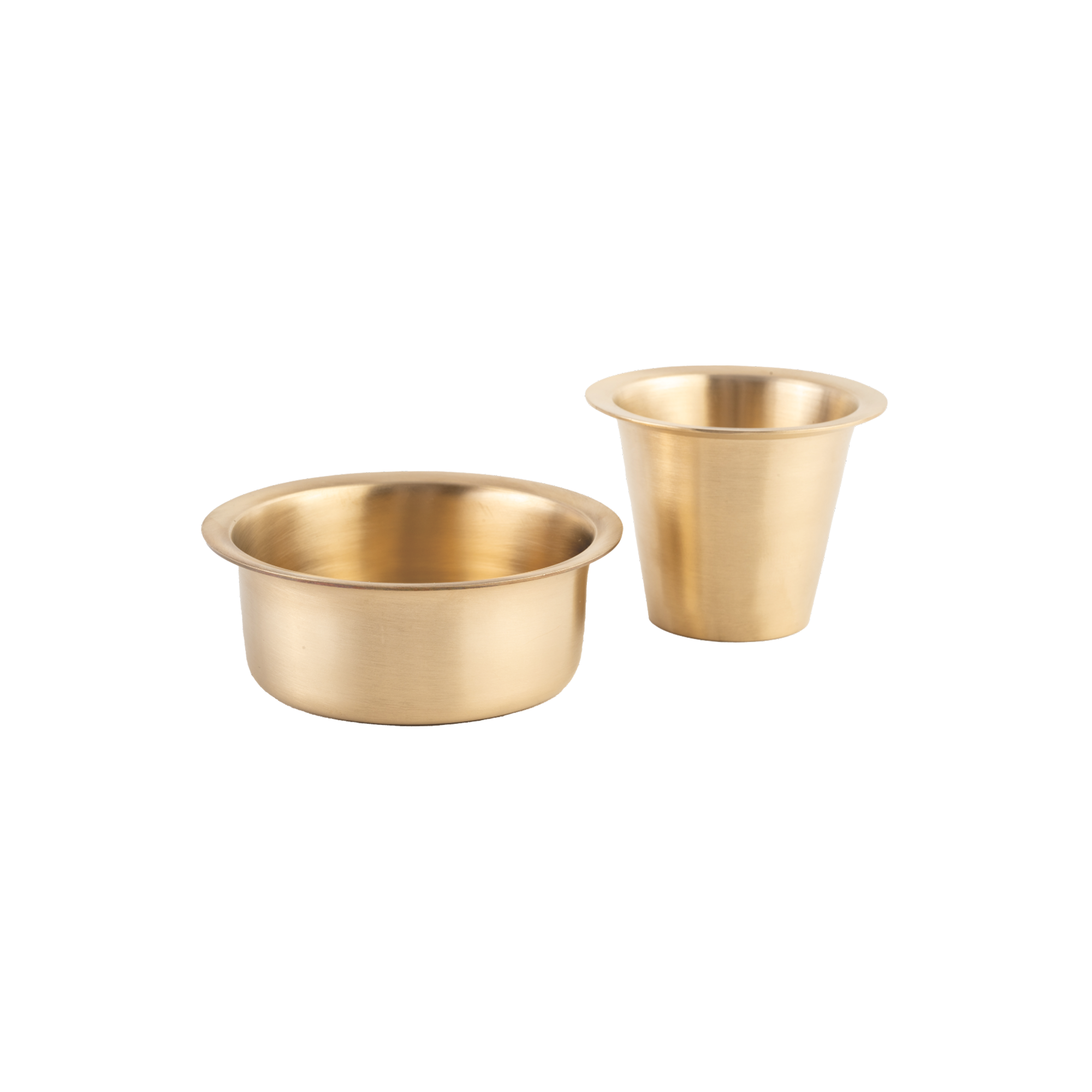 Lime (Kansa)Bronze Glass - Filter Coffee Dabra Set