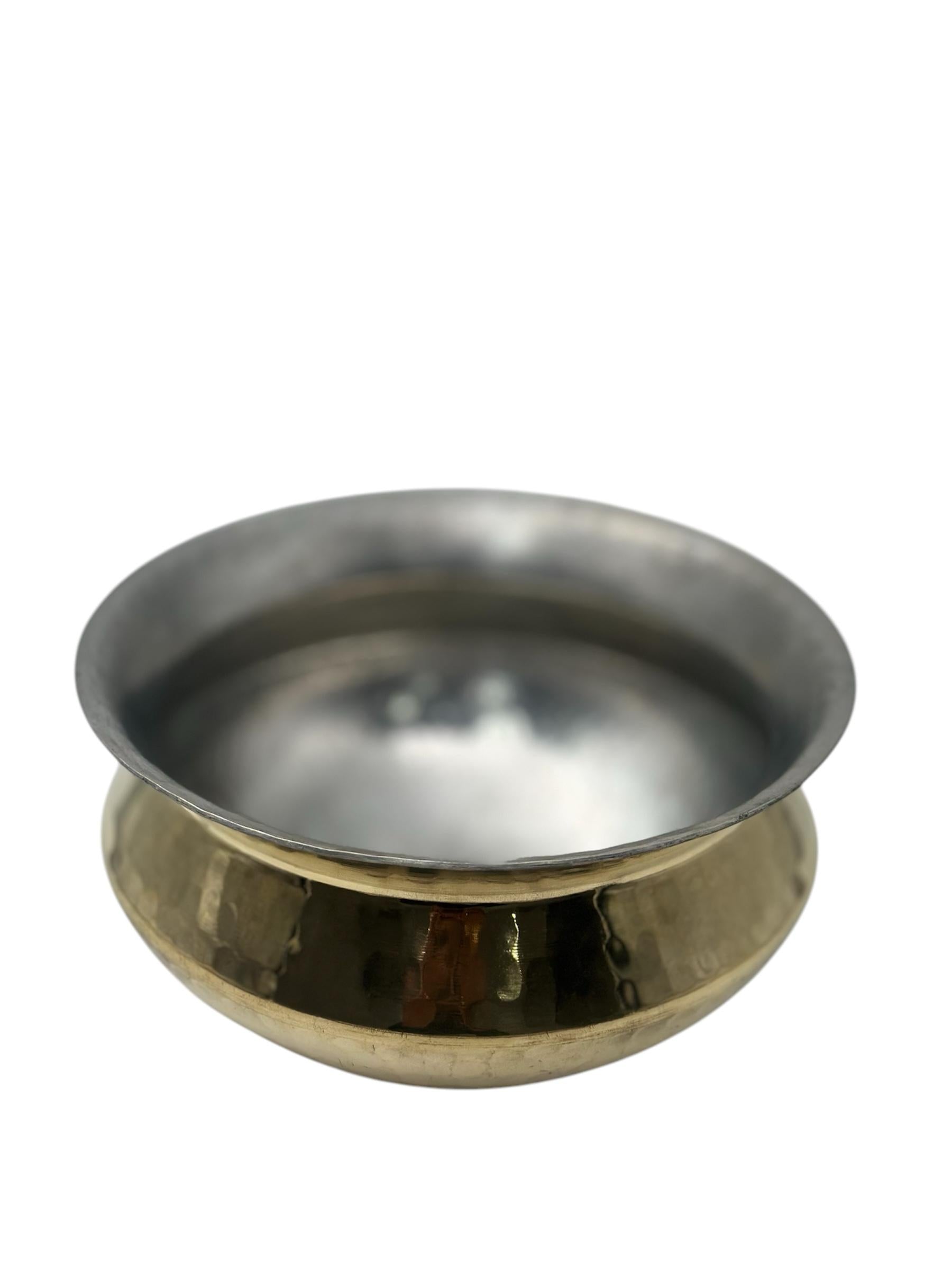 Lime Brass Handi for Cooking biryani (sipri) | Heavy Weight with Hammered Finishing Used for Cooking biryani, sabzi Cooking Pot
