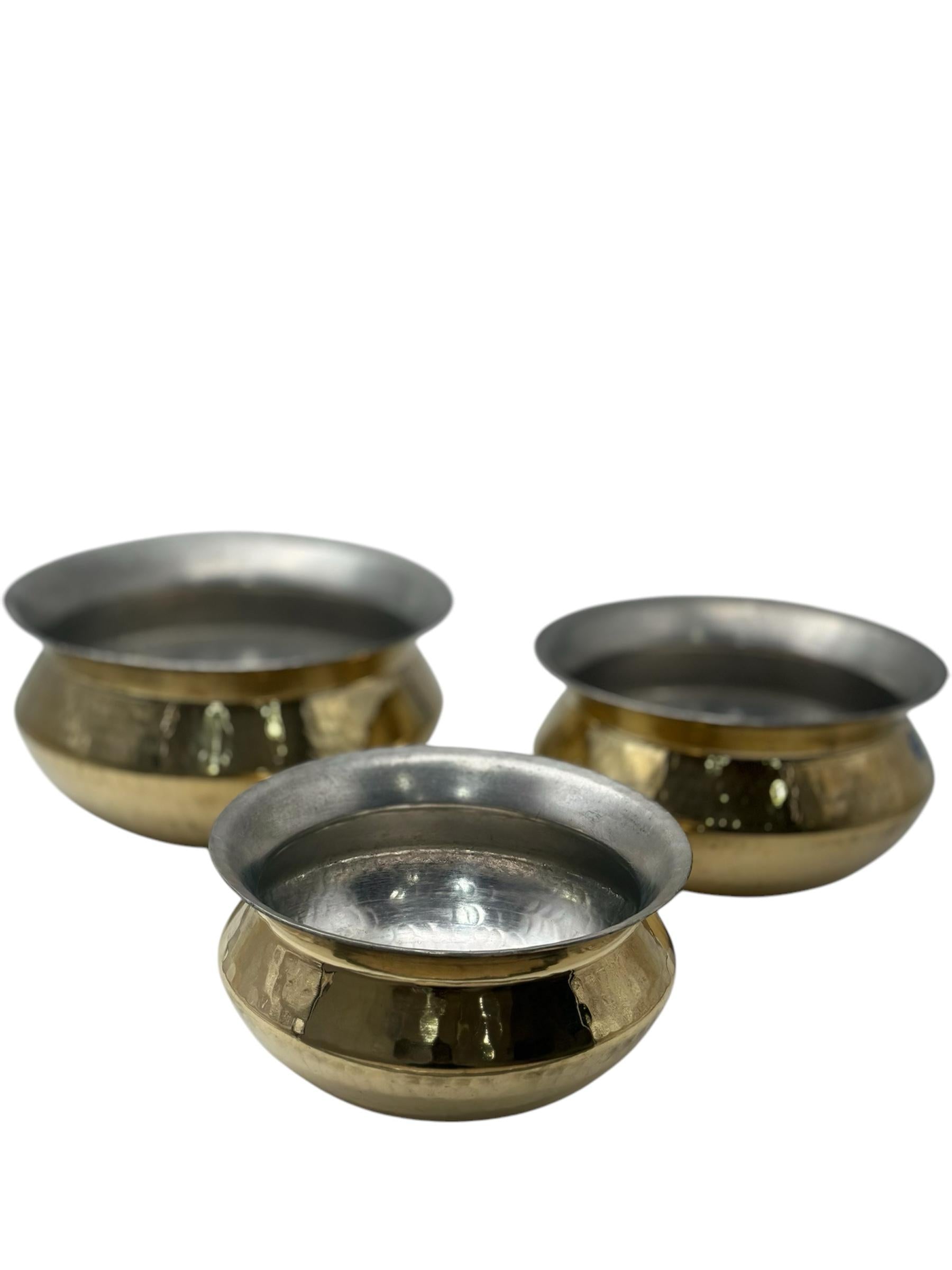Lime Brass Handi for Cooking biryani (sipri) | Heavy Weight with Hammered Finishing Used for Cooking biryani, sabzi Cooking Pot