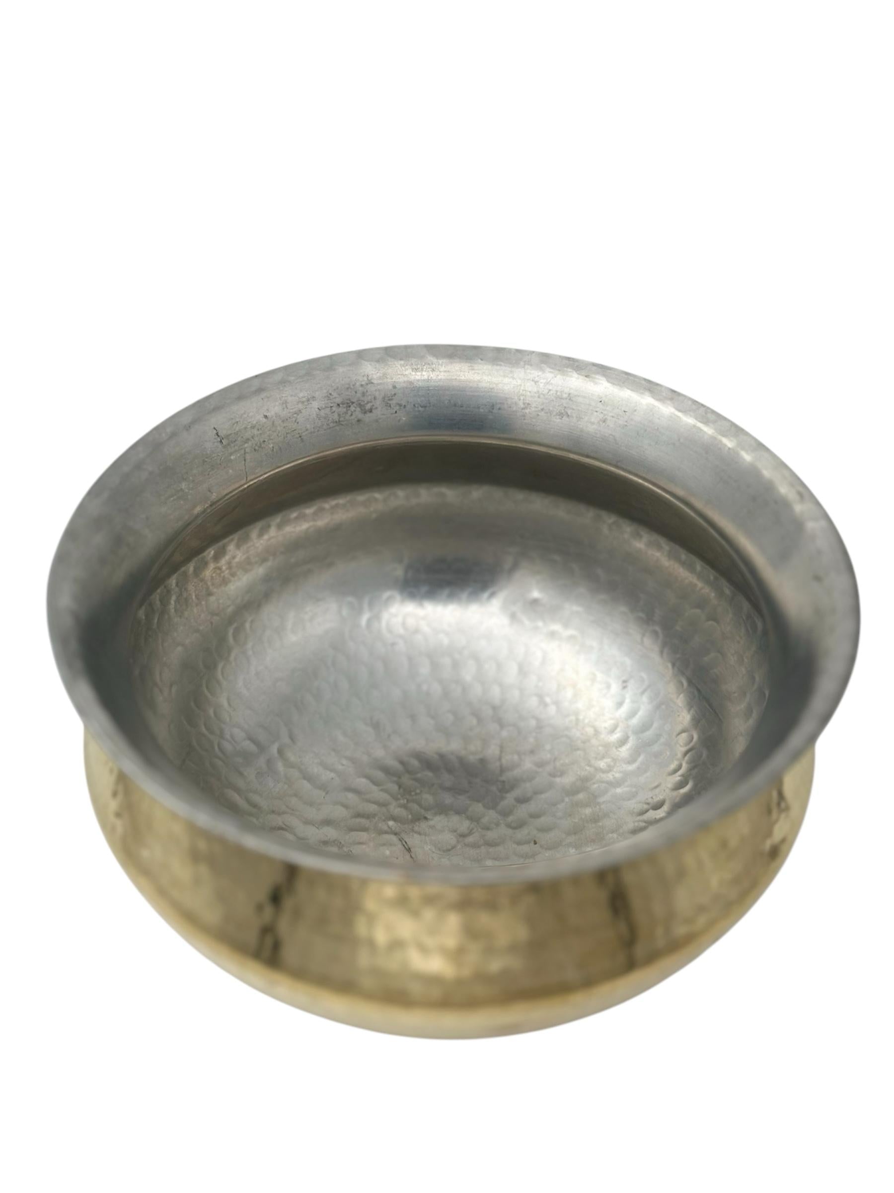 Lime Brass Handi for Cooking biryani (sipri) | Heavy Weight with Hammered Finishing Used for Cooking biryani, sabzi Cooking Pot