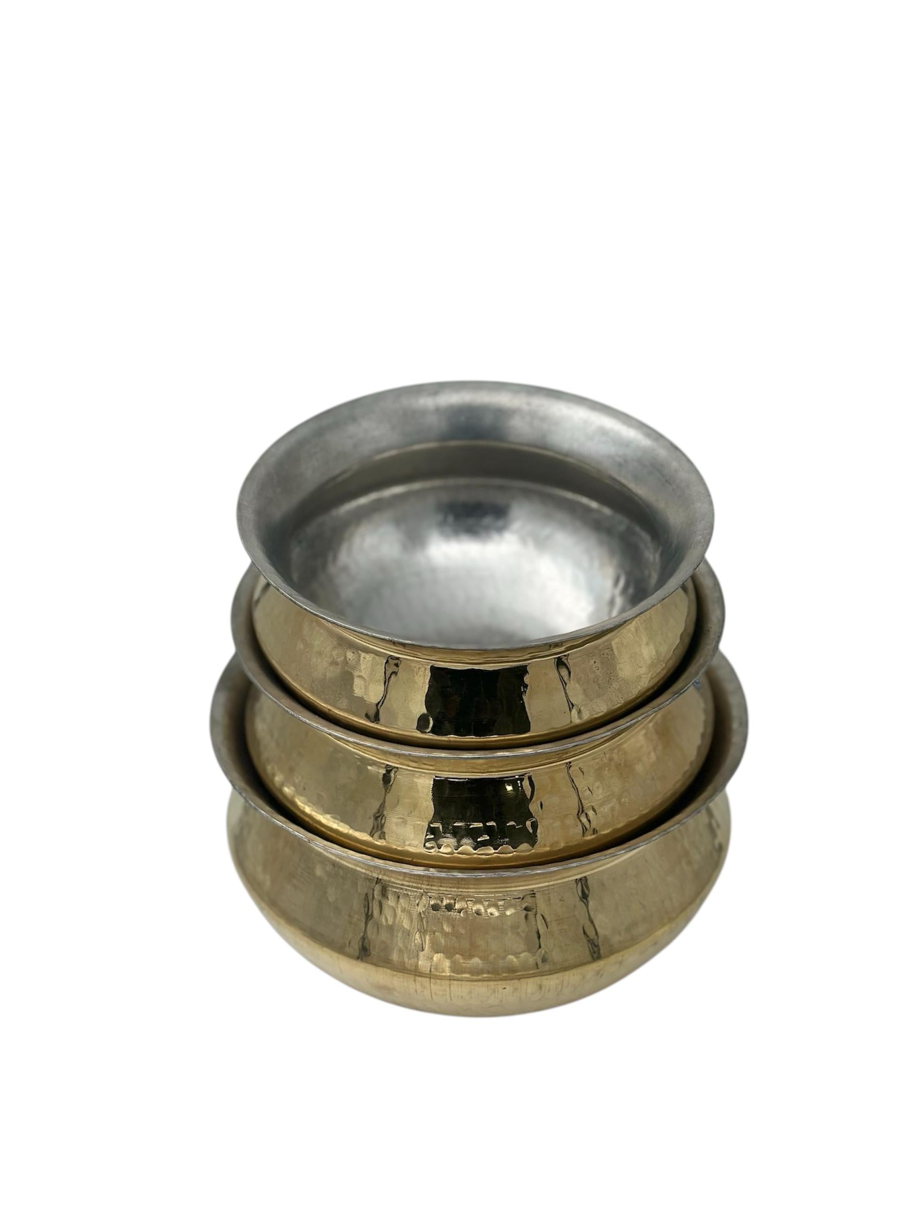 Lime Brass Handi for Cooking biryani (sipri) | Heavy Weight with Hammered Finishing Used for Cooking biryani, sabzi Cooking Pot