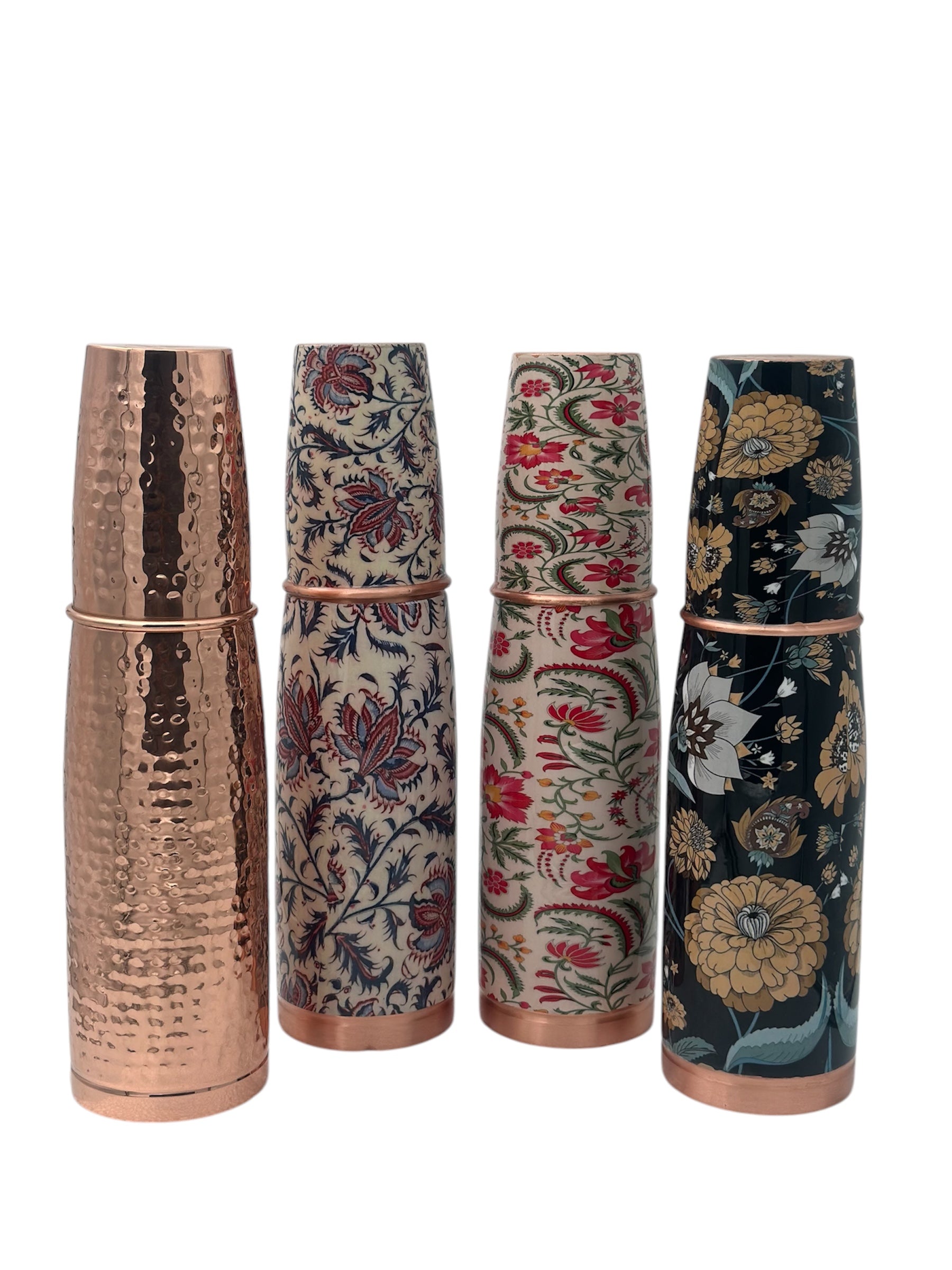 JAL 1000ml Jal Designer Joint-less Copper Water Bottle Certified 1000ML