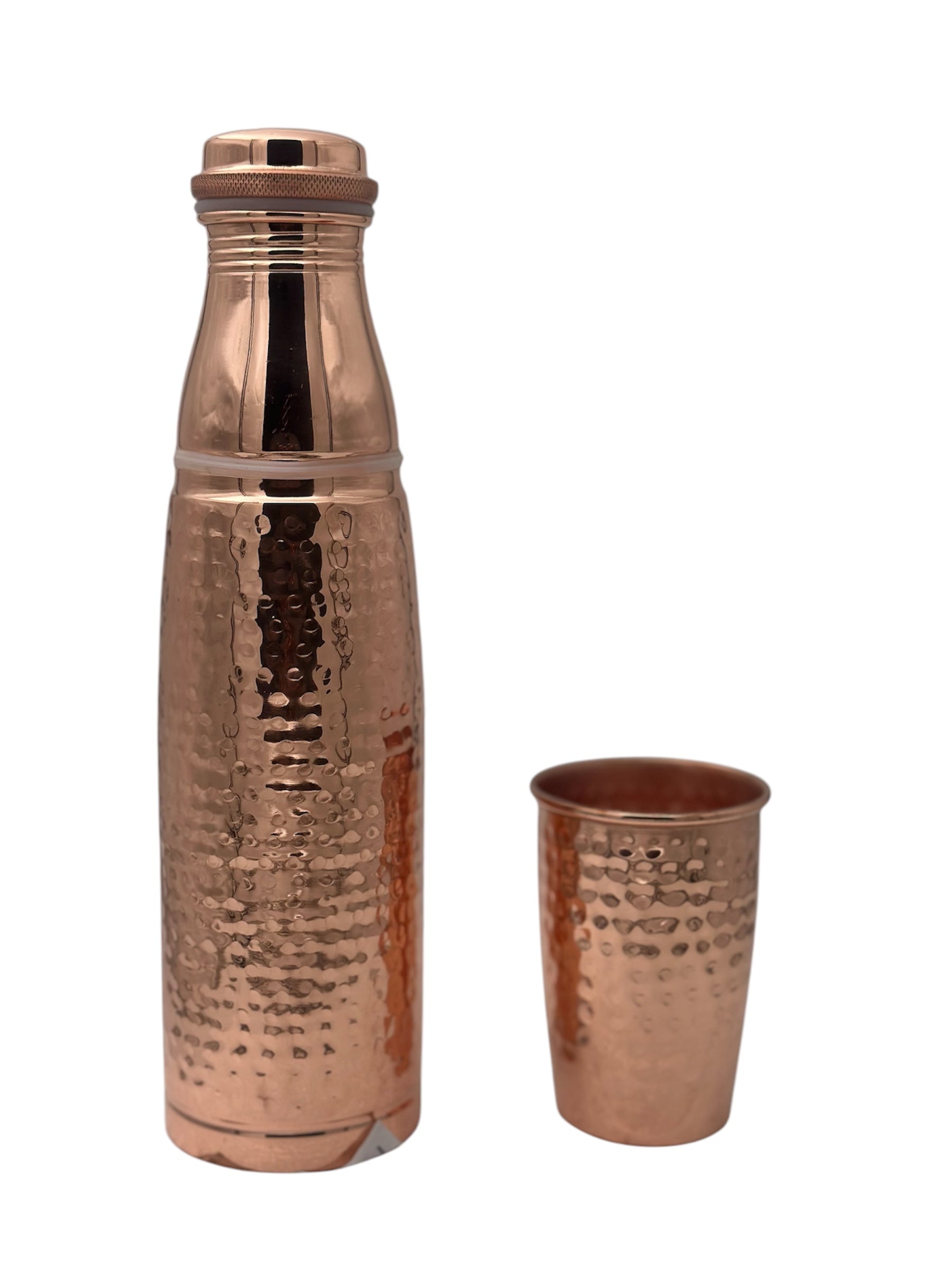 JAL 1000ml Jal Designer Joint-less Copper Water Bottle Certified 1000ML