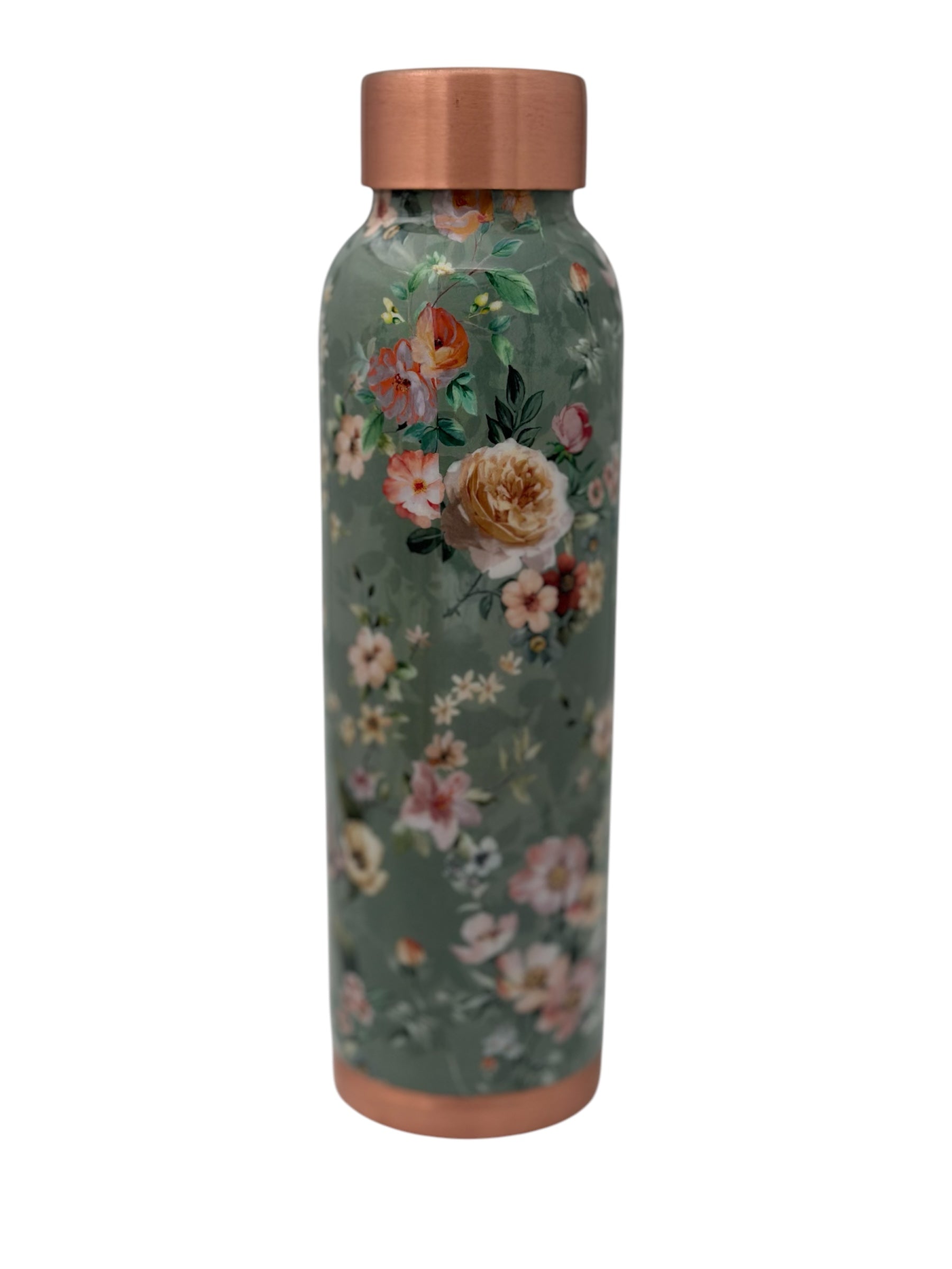 OZONE 1000ml Designer Joint-less Copper Water Bottle Certified
