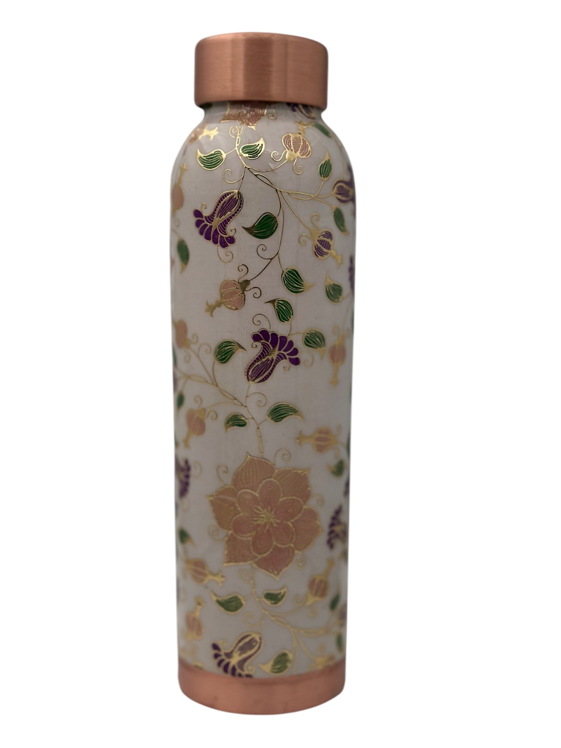 OZONE 1000ml Designer Joint-less Copper Water Bottle Certified