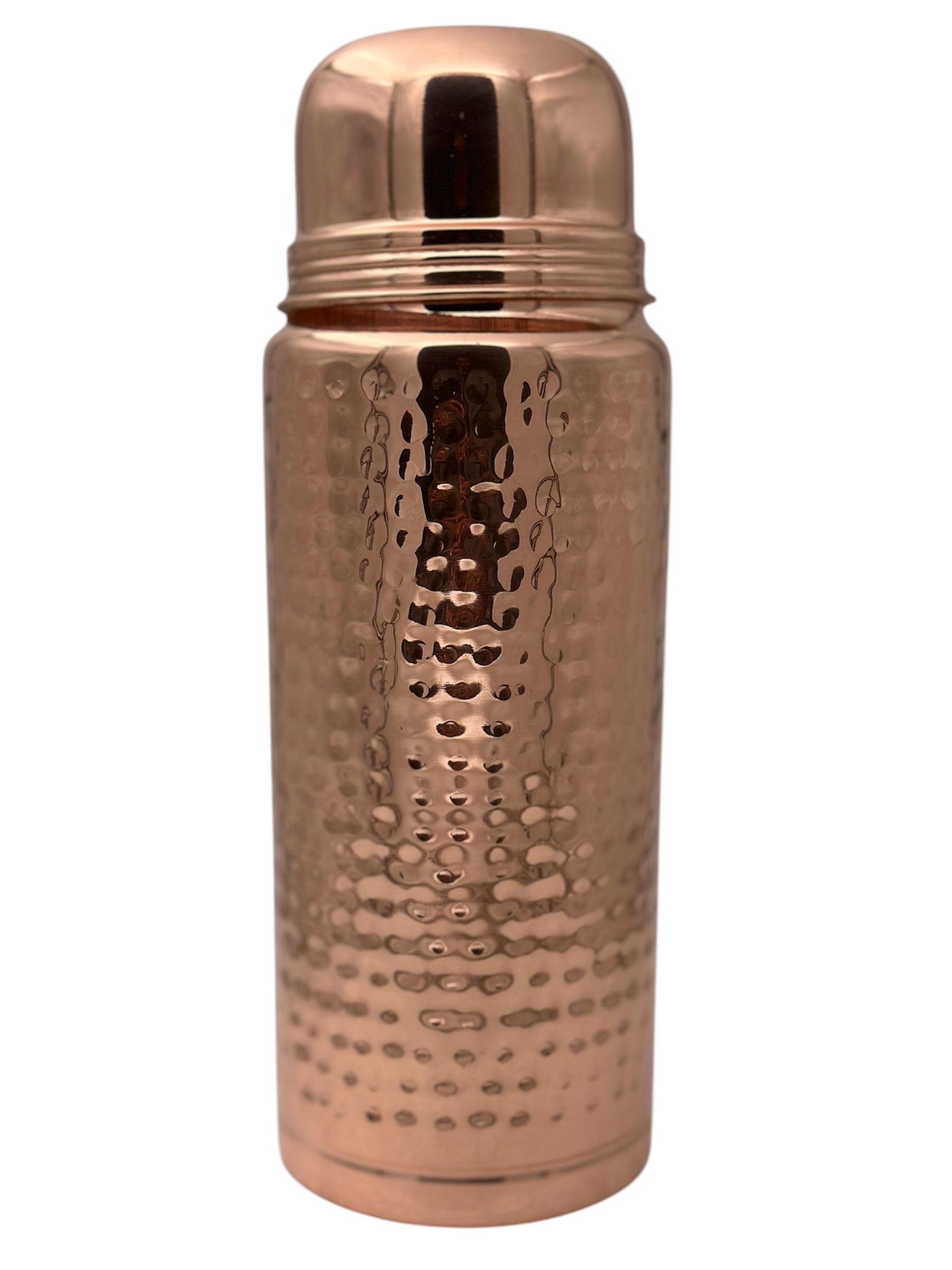 AYUSH 1700ml Designer Joint-less Copper Water Bottle Certified