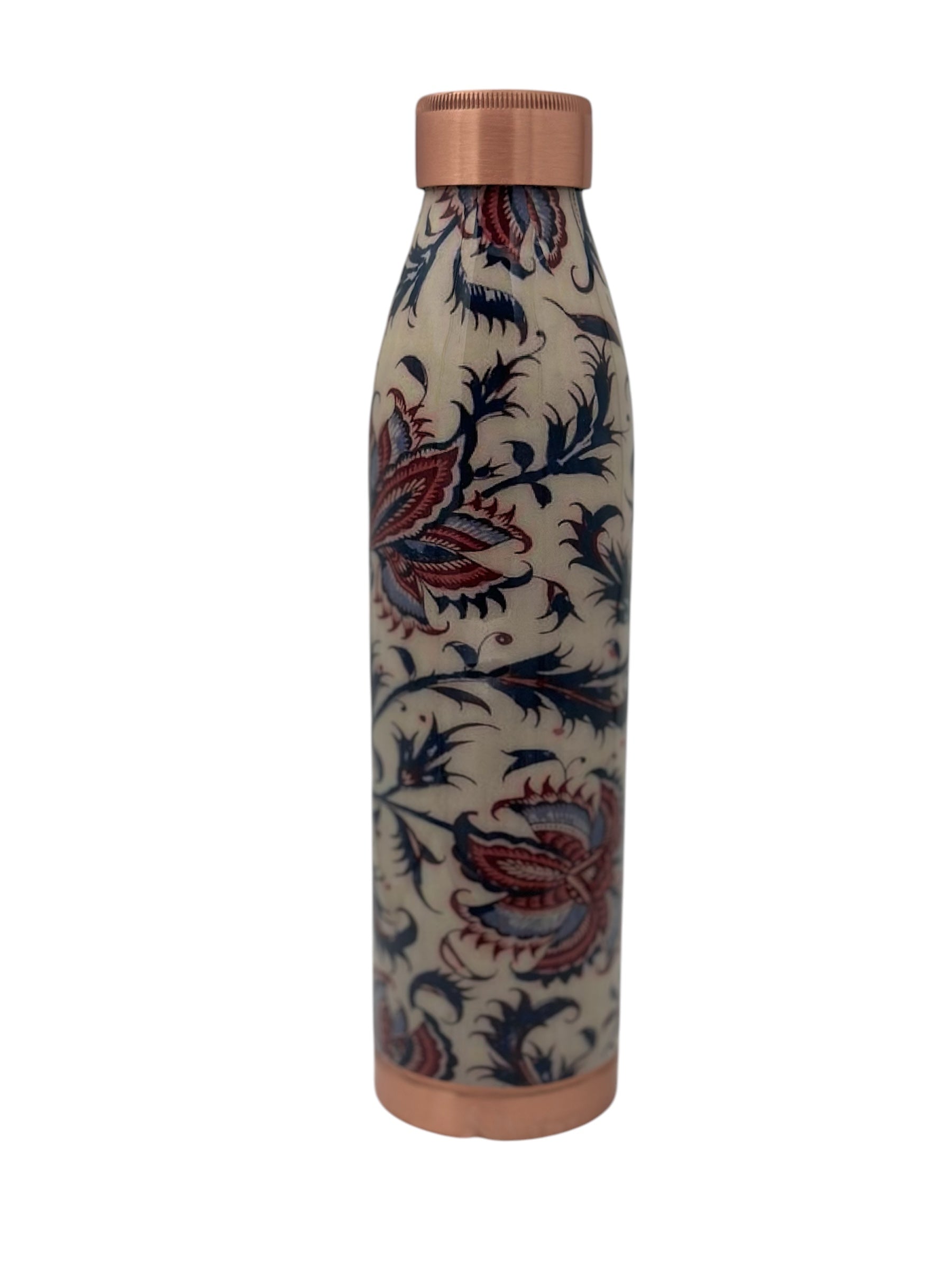 SLIM 1000ml Designer Joint-less Copper Water Bottle Certified
