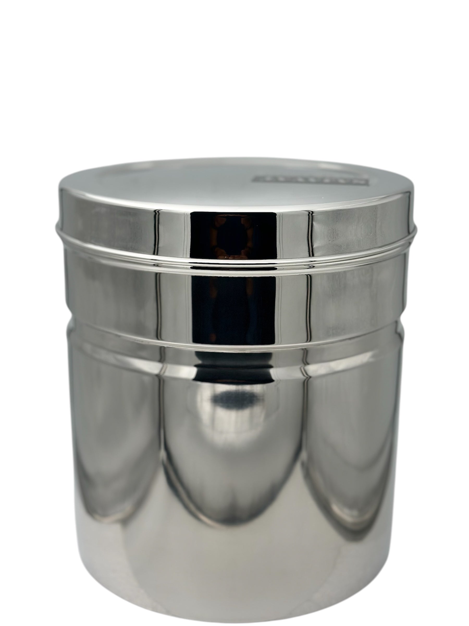 Stainless Steel GripperDabba Manual Lift Durable and Elegant Food Storage Container, Ideal for Storing Grains, Snacks, Perfect for Daily Use, Easy to Clean.