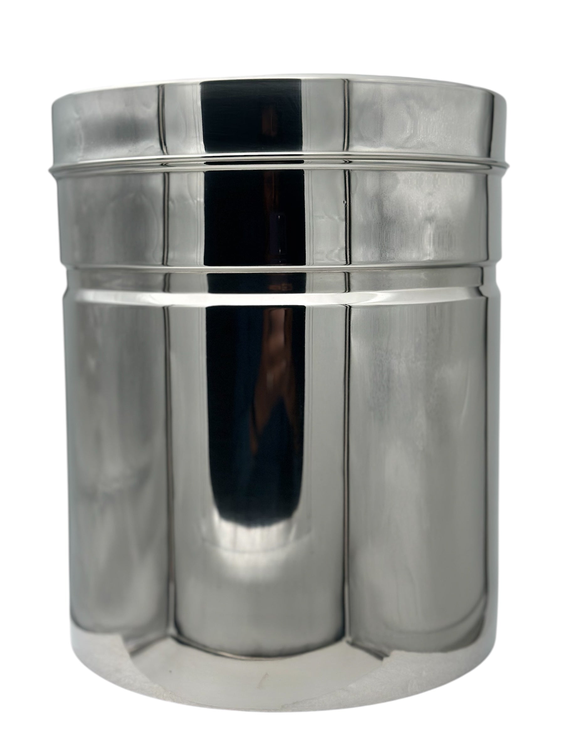 Stainless Steel GripperDabba Manual Lift Durable and Elegant Food Storage Container, Ideal for Storing Grains, Snacks, Perfect for Daily Use, Easy to Clean.